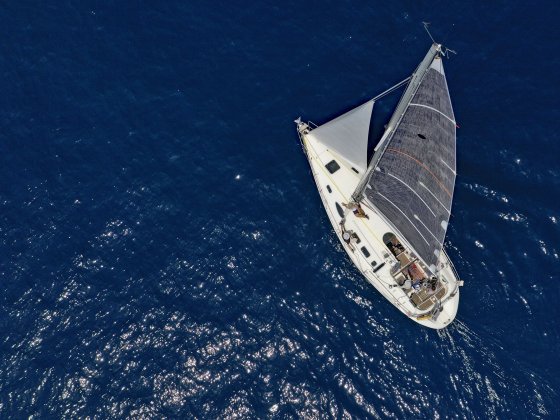 yachting kroatien segelyacht vogelperspektive