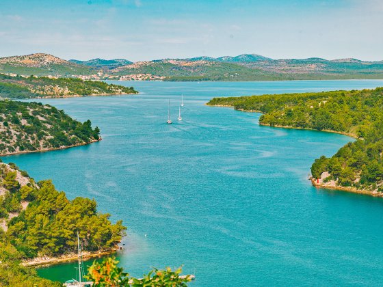 yachting kroatien bucht panorama meer